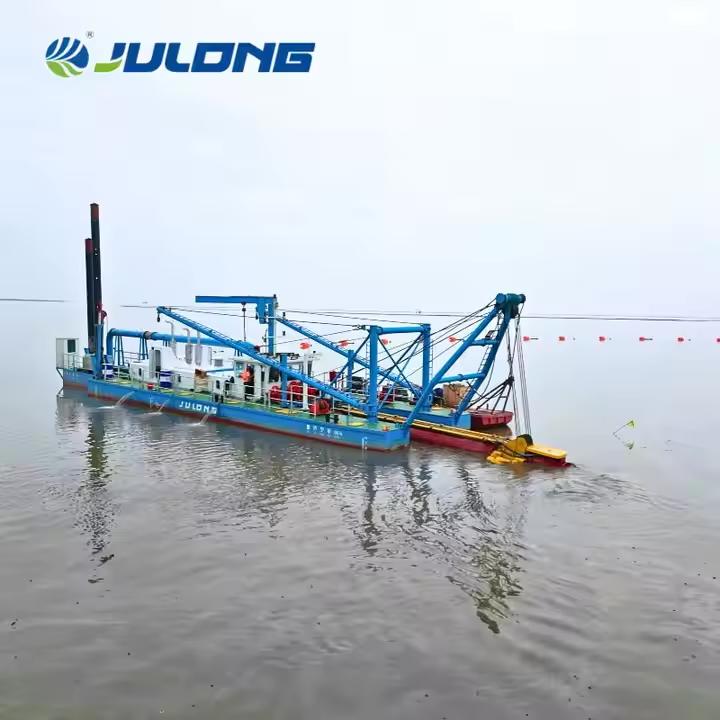 Offshore Eco-Conscious Dredger with Reliable Engine and Pump System for Deep-Sea Operations